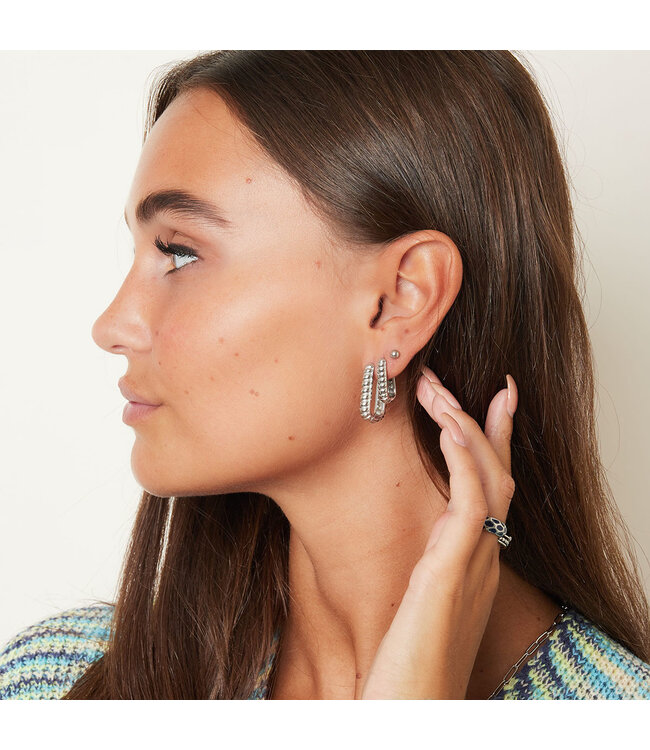 Baguette Rectangle Earrings