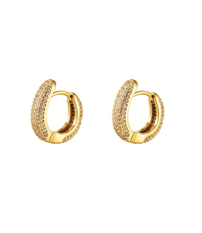 Sparkle Hoop Earrings