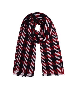 Pied de Poule Scarf / Black