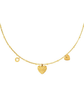 Mixed Hearts Necklace