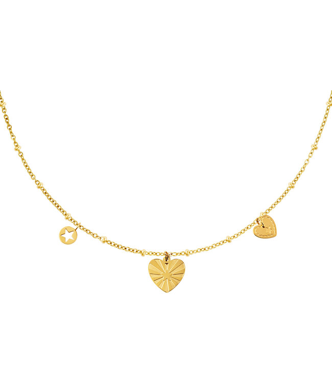 Mixed Hearts Necklace