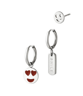 Smile Earrings Set