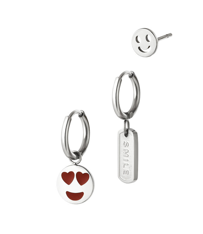 Smile Earrings Set