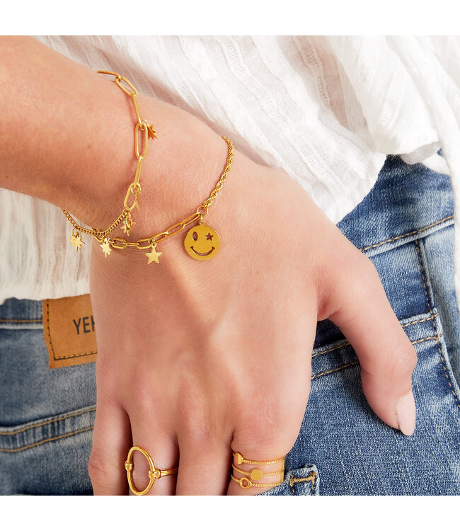 Smiley Star Bracelet