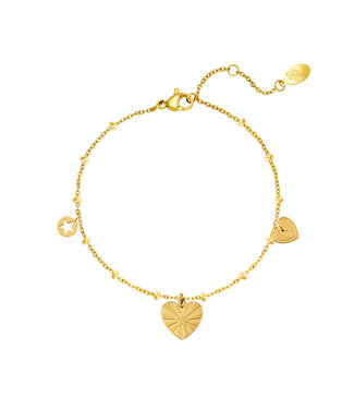 Mixed Hearts Bracelet