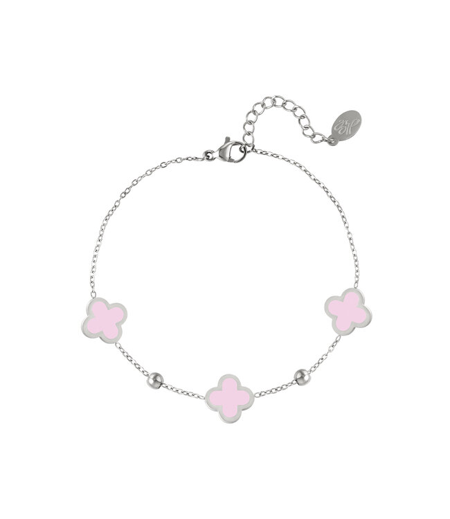 Lucky Clover Bracelet / Lilac