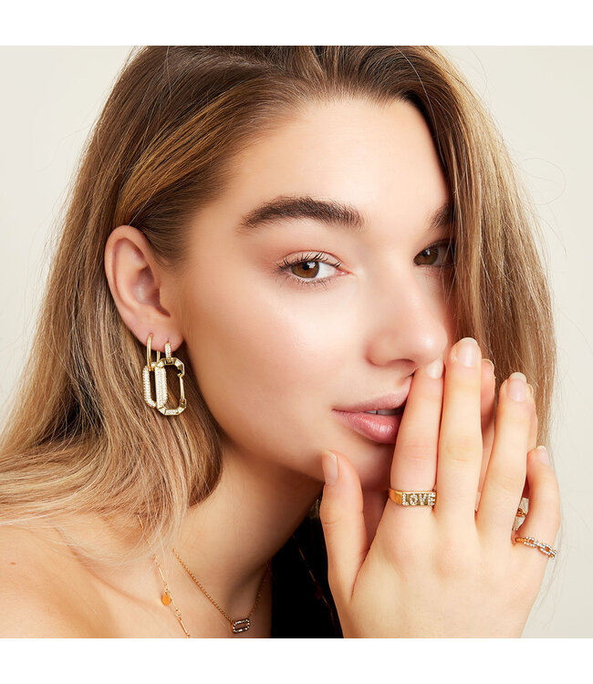 Shiny Love Signet Ring