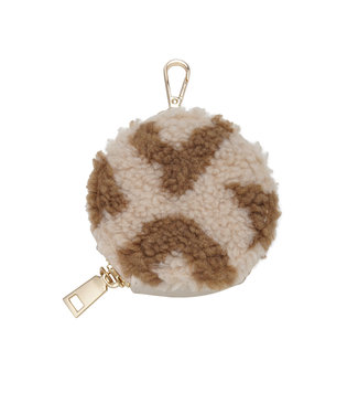 Teddy Leopard Round Wallet