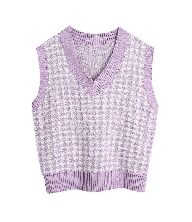 Pied de Poule Spencer / Lilac