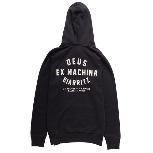 Deus Ex Machina Biarritz Address Hoodie Black