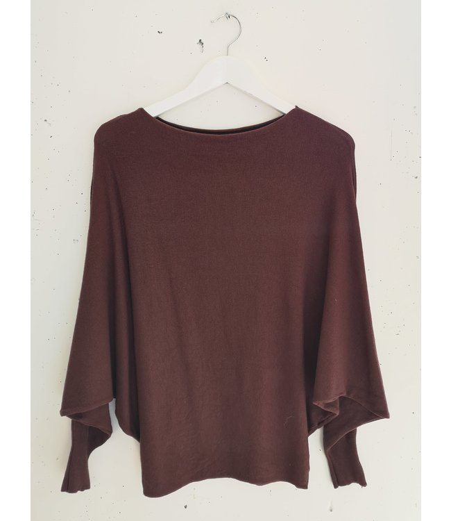 selectedbystijldepartment Longsleeve butterfly, Aubergine