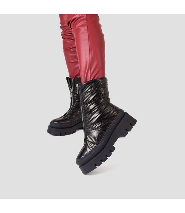 BRONX Boots EVI-ANN, Black parachute