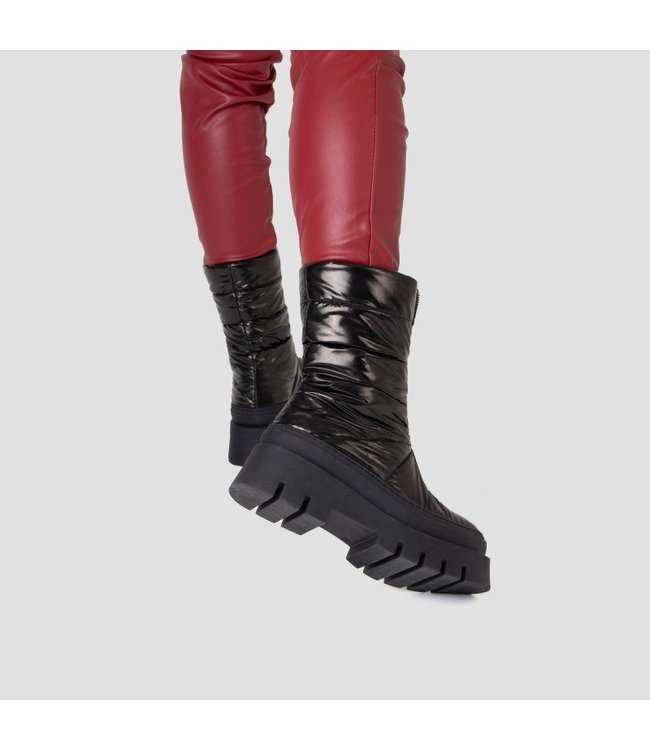 BRONX Boots EVI-ANN, Black parachute