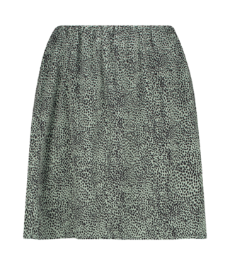 Another-Label Skirt Fleurine, Grey green animal