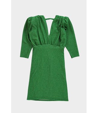 Dress lurex V, Green