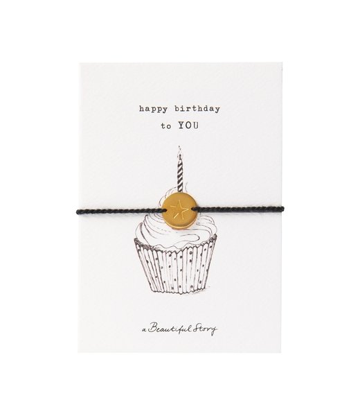 Jewelry Postcard BW Cupcake