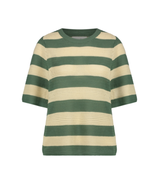 Another-Label Pull knitted Ila, Ivy sandshell stripe