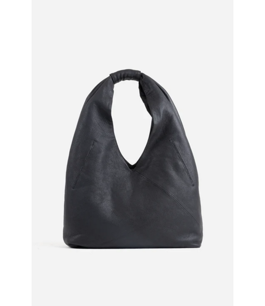 BRONX Bag leather PUFF-Y big, Black