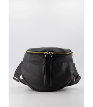 selectedbystijldepartment Bag crossbody half round, Black