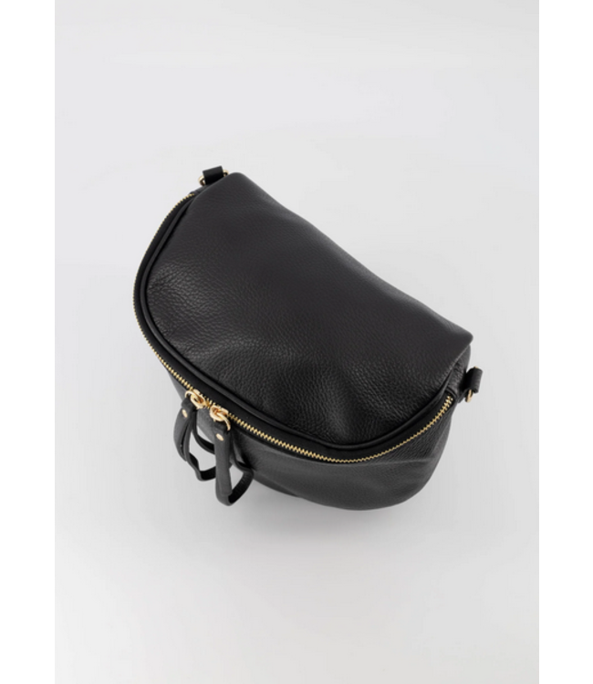 selectedbystijldepartment Bag crossbody half round, Black