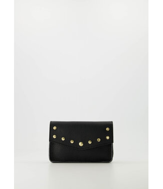 selectedbystijldepartment Bag mini studs metallic, Black