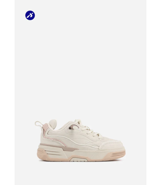 brx by BRONX Sneaker SKAT-ERR, Oatmilk/soft nude