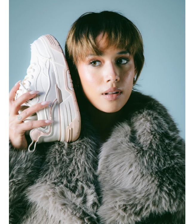 brx by BRONX Sneaker SKAT-ERR, Oatmilk/soft nude