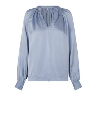 Second female Blouse tunic Noma, Ashley blue