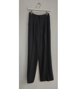 selectedbystijldepartment Pantalon wide, Dark grey