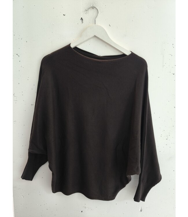 selectedbystijldepartment Longsleeve Butterfly, Dark brown