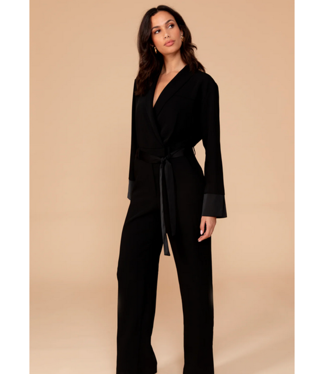 freeBird Jumpsuit Yael shawl, Black