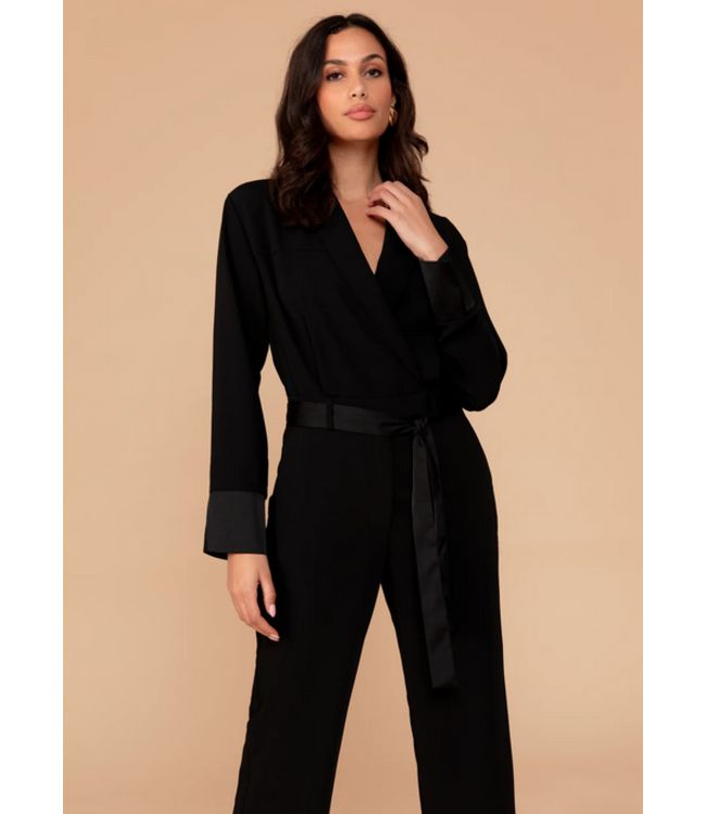 freeBird Jumpsuit Yael shawl, Black