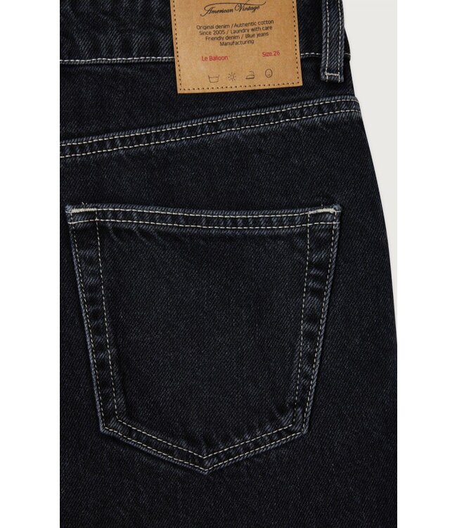 American Vintage Jeans YOP11LE, Black vintage