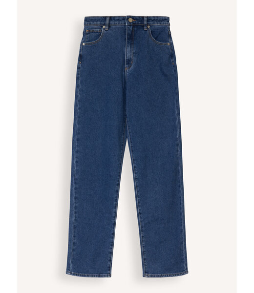 Abrand Jeans high straight BELLA, Mid blue