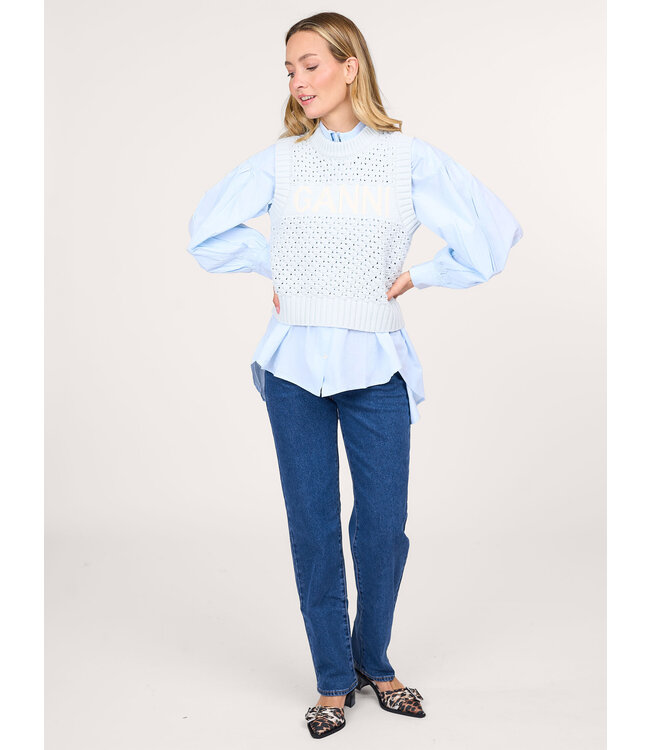 Abrand Jeans high straight BELLA, Mid blue