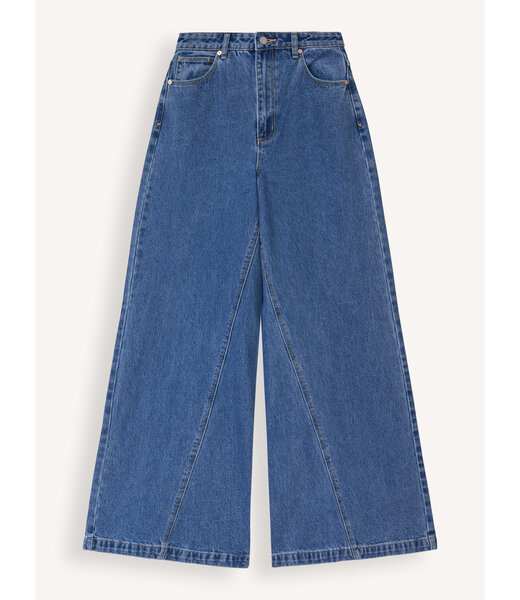 Abrand Jeans super wide CHANTELL, Mid vintage blue