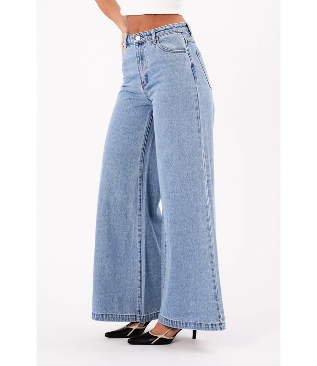 Abrand Jeans super wide Loretta, Light blue