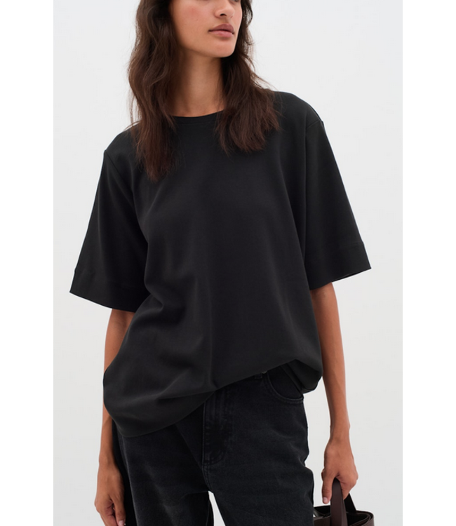 InWear T-shirt Luke base boxy, Black