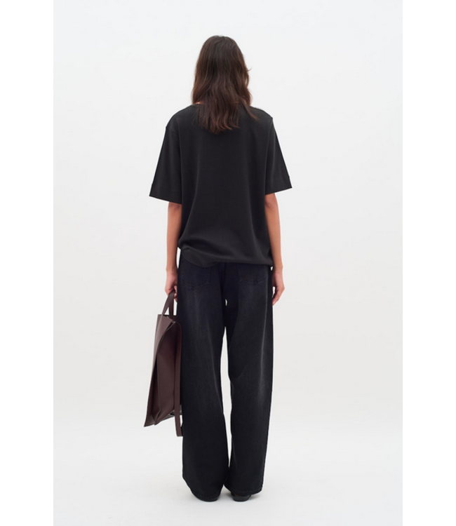 InWear T-shirt Luke base boxy, Black