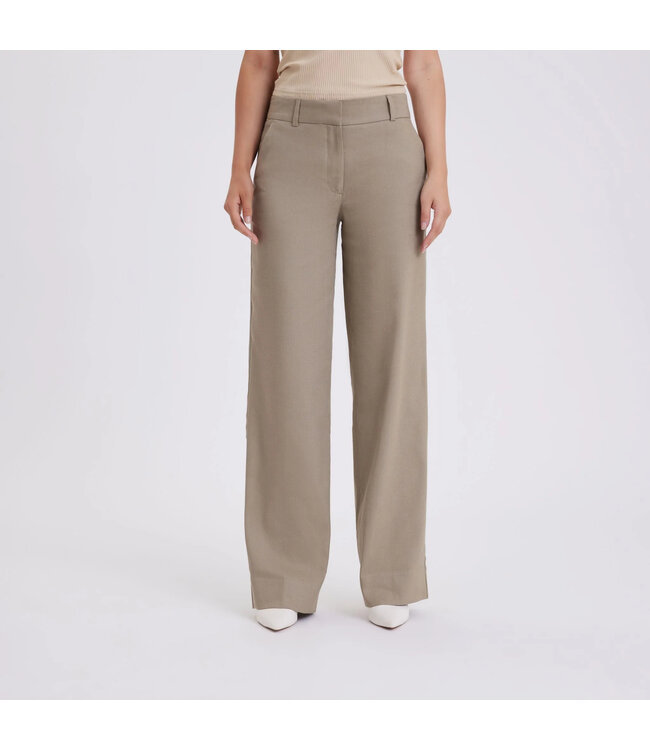 Five units Pants Dena, Dusty green linen
