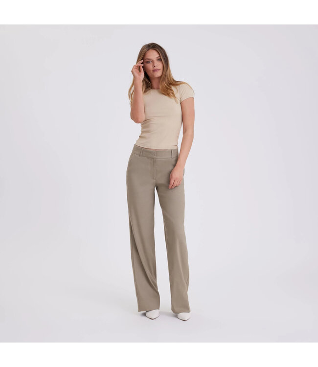 Five units Pants Dena, Dusty green linen