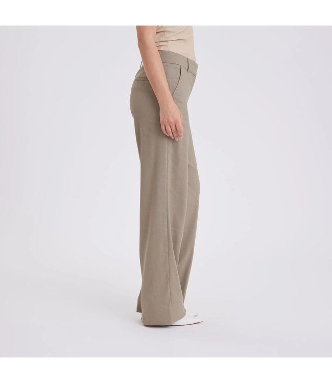 Five units Pants Dena, Dusty green linen