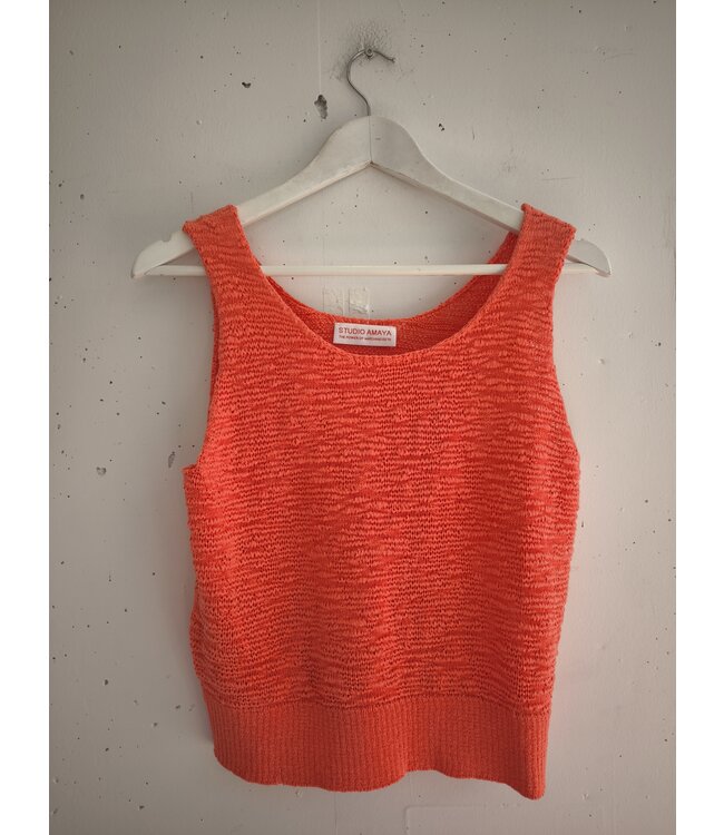 Studio Amaya Top Alma, Coral red