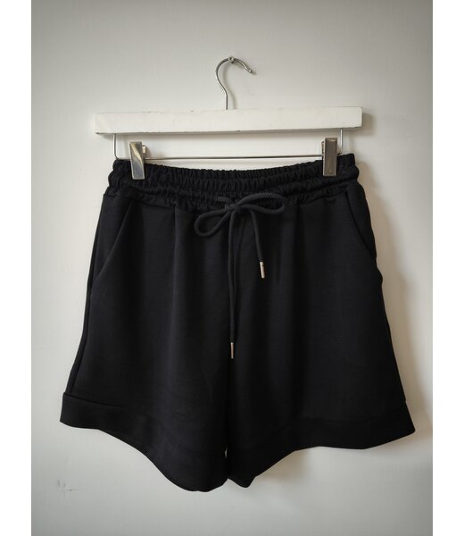 selectedbystijldepartment Short jogging viscose, Black