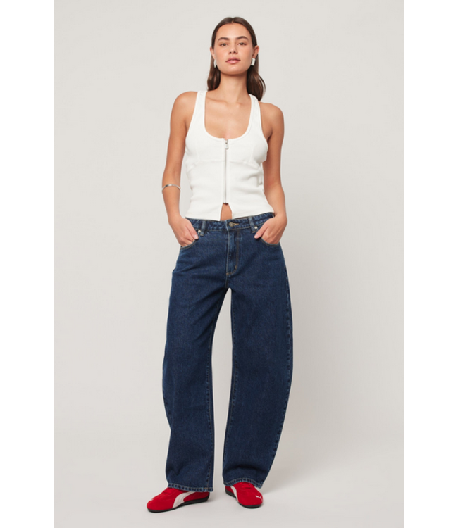 Abrand Jeans barrel Tara, Dark blue