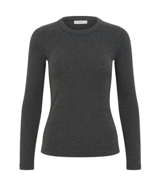 InWear Longsleeve Dagna melange, Dark grey
