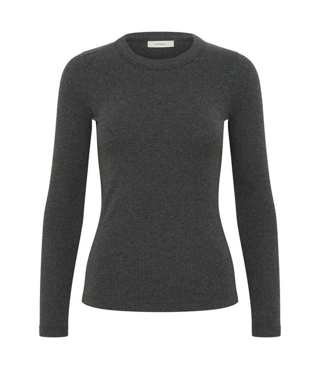 InWear Longsleeve Dagna melange, Dark grey