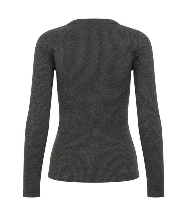 InWear Longsleeve Dagna melange, Dark grey