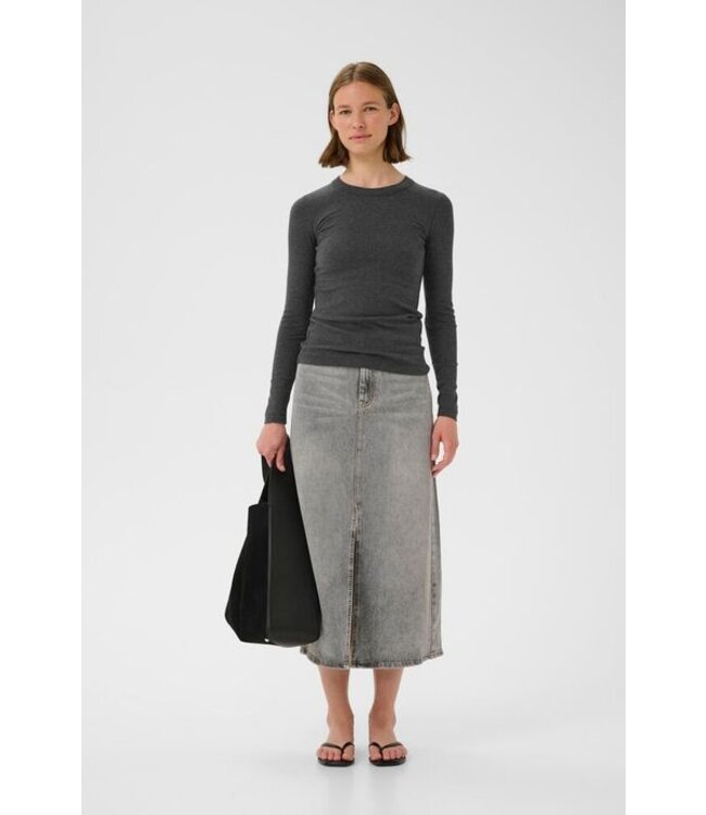 InWear Longsleeve Dagna melange, Dark grey