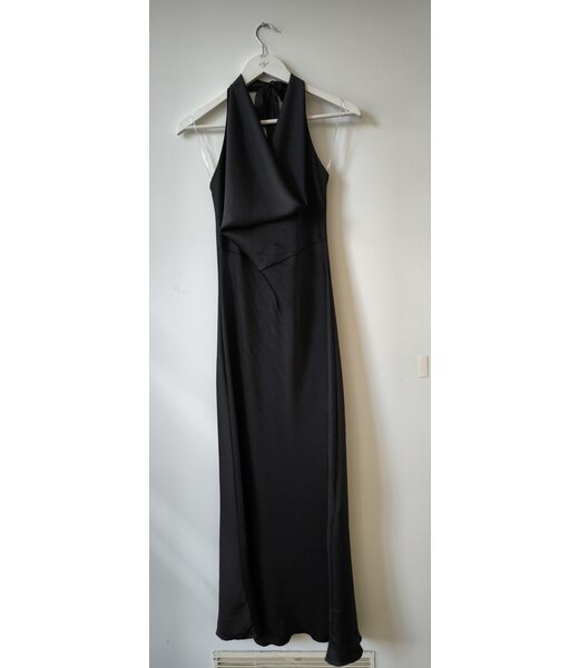 selectedbystijldepartment Dress maxi halter silky, black